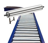 Lot de 20 rouleaux de convoyeur en acier inoxydable de 32 mm pour transport industriel, installation facile, faible bruit, longueur 9,9 cm - Pièces de rechange