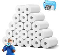 Lot De 20 Rouleaux De Papier Thermique Pour Appareil Photo D'enfant - 57 Mm X 30 Mm X 6,5 M - Papier Thermique Blanc - Papier Thermique Pour Appareils Photo Instantanés - Recharge De Papier Thermique