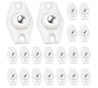 Lot de 20 roulettes sphériques autocollantes à 360° - Petites roulettes pour meubles, ustensiles de cuisine, appareils électriques, boîtes de rangement
