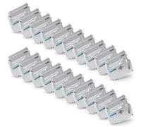 Lot de 20 rubans adhésifs MK-231 M de 12 mm compatibles avec M-K231s Brother - Noir sur blanc - Pour P Touch PT-M95 PT95 PT65 PT-65 PT70 PT85 PT90
