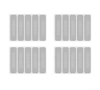 Lot de 20 rustines de réparation en fibre de verre pour portes et fenêtres, kit de réparation en maille imperméable pour portes moustiquaires, écrans de terrasse, tentes et