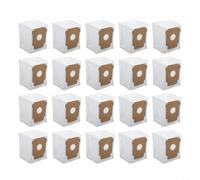 Lot de 20 sacs à poussière compatibles avec Roomba 105 Plus 405 505 - Filtre ultra fin - Capture 99 à 97 % des poussières fines sur une capacité de 3 litres - Vidage automatique - Indéchirable et