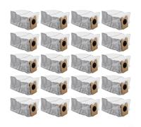 Lot de 20 sacs à poussière de 3,3 l pour aspirateur Eufy C10/C20 pour OMNI, sacs de rechange non tissés à 4 couches, grande capacité de filtration pour poils d'animaux, lot de 6/12/20