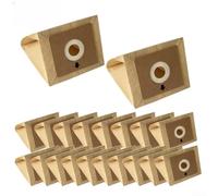 Lot de 20 sacs à poussière en papier compatibles avec Bush VCB35B15C1J7W70 et VYTRONIX RBC02 pour une élimination facile de la saleté et de la poussière