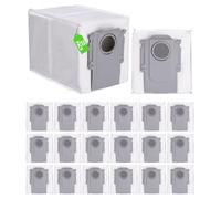 Lot de 20 Sacs à Poussière pour Aspirateur Roborock Q Revo/Qrevo Pro/Qrevo MaxV/Qrevo S/Qrevo master,Sacs d'aspirateur de Rechange pour Roborock Q Revo