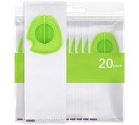 Lot de 20 sacs à poussière pour aspirateur sans fil et à main G-tech PRO, PRO 2, PRO K9, PRO 2 K9, ATF301, ATF303, ATF307, ATF308