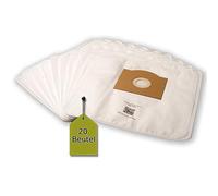 Lot de 20 sacs d'aspirateur compatibles avec CALOR 4656 - 20 sacs d'aspirateur + 2 micro-filtres - Compatible avec les sacs d'aspirateur Swirl R22(F89/Y103)