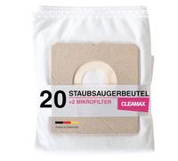 Lot de 20 sacs d'aspirateur compatibles avec Y98 + 2 microfiltres | Compatible avec Bomann BS 9019 902CB Clatronic BS 1300 1311 1222 1287 Cecotec Powerbag Dirt Devil M7015 SilverCrest BBK 700