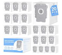 Lot de 20 sacs d'aspirateur de rechange compatibles avec irobot Roomba i3, i3+, i7, i7+, j7, j7+, i7plus, i4, i4+, i6, i6+, i8, i8+, S9, S9+, S9plus, I & S & J Series Sac d'élimination automatique de
