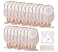 Lot de 20 sacs de colostomie: sac de stomie une pièce pour femmes et hommes, sac de stomie jetable, sac de stomie drainable en une seule pièce pour l'approvisionnement en iléostomie, boîtier