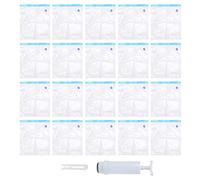 Lot de 20 sacs de scellage sous vide pour sèche-filament pour pièces d'imprimante 3D PLA, sacs de stockage d'humidité avec extracteur de pompe à air, sacs réutilisables pour