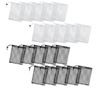 Lot de 20 sacs en maille filet avec cordon de serrage - Mini sac à cordon de serrage en nylon - Sac de rangement en maille filet de sport pour jouets de sport