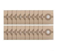 Lot de 20 sacs humides et secs pour papier - 44 x 16 cm - Compatibles avec | Convient pour la saleté humide et sèche, dimensions 44 x 16 cm, empêche la surchauffe du moteur, durable