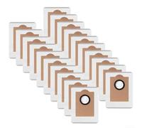 Lot de 20 sacs jetables de rechange pour aspirateur robot Lefant For M3 Max avec grande capacité de 3,5 litres et couche filtrante ultra fine pour une capture efficace de la poussière