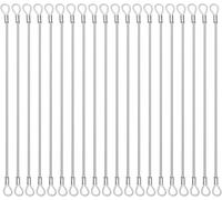 Lot De 20 Sangles De Sécurité En Acier Inoxydable Avec Revêtement Compatible Avec Gopro Hero Toutes Les Éditions, Appareils De La Série De Caméras D'Action Et Autres Équipements Ap[GOP6254376]