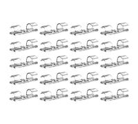 Lot de 20 serre-câbles autocollants - Clips de gestion des câbles pour bureau et mur - Support de câbles pour haut-parleurs, câbles HDMI et LAN - Clips d'organisation de câbles robustes - Noir