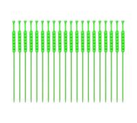 Lot de 20 serre-câbles pour pneus de neige - 50 x 1,5 x 1 cm - Vert - En ABS - Pour pneus de voiture d'hiver - Antidérapants - Réglables - Pour voyage, camion, hiver - Route lisse - Montagne