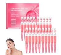 Lot de 20 sérum PDRN Pink un jour au collagène, contient du collagène, éclaircissant le teint de la peau, sérum pour le visage pour les soins quotidiens de la peau (20 x 1,5 ml)