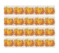 Lot de 20 serviettes de table absorbantes et décoratives à motif - Serviettes en papier - Pour Thanksgiving, fête de mariage et fête, salle à manger, maison, table de cuisine