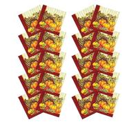 Lot de 20 serviettes de table d'Halloween en papier citrouille d'automne pour fête et salle de bain