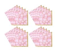 Lot de 20 serviettes de table en forme de cœur pour table d'anniversaire, décoration de dîner, dessert, fête de mariage, fournitures pour la maison et le travail