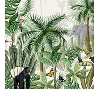 Lot de 20 serviettes de table en forme de jungle africaine Gorilla