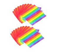 Lot de 20 serviettes de table jetables arc-en-ciel pour fête LGBTQ