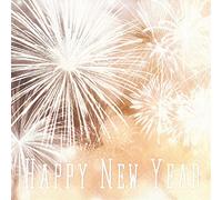 Lot de 20 serviettes de table Joyeux Nouvel An | Nouvel An | Décoration de table | Decoupage | Technique de serviette 33 x 33 cm