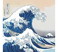 Lot de 20 serviettes de table La grosse vague - Motif mer et lac - Décoration de table 33 x 33 cm