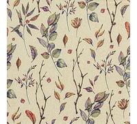 Lot de 20 serviettes Eco Line durables en papier recyclé 100 % feuilles colorées | fleurs | été | automne | décoration de table 33 x 33 cm