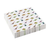 Lot de 20 serviettes en papier 25 x 25cm Dino - Joyeux Dinosaure - Happy Dinosaure - Amscan