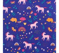 Lot de 20 serviettes en papier avec motif de licornes dans le monde imaginaire pour décoration de table Convient également pour le découpage et la technique des serviettes 33 x 33 cm