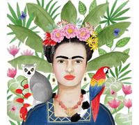 Lot de 20 serviettes en papier avec motif de personnes et de femmes avec animaux exotiques - Convient également pour le découpage et la technique des serviettes 33 x 33 cm