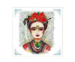 Lot de 20 serviettes en papier avec motif Frida au cœur Idéal également pour le découpage et la technique des serviettes 33 x 33 cm