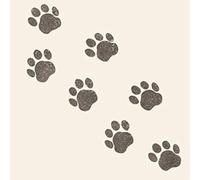 Lot de 20 serviettes en papier avec motif pattes, chat, chien, animaux, amoureux des animaux, décoration de table, découpage, technique de serviette, 33 x 33 cm