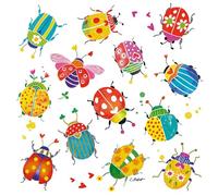 Lot de 20 serviettes en papier avec motifs animaux Coccinelles colorées avec motif Coccinelle colorée Serviettes en papier à motif. Convient également pour le découpage et la technique des serviettes
