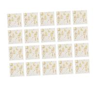 Lot de 20 serviettes en papier décoratives robustes idéales pour les repas Iftar et les festivals du Moyen-Orient avec bords dorés