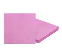 Lot De 20 Serviettes En Papier Jetables Carrées Double Épaisseur Pour Boissons, Déjeuners, Boissons, Fête Barbie, Mariage, Noël, Fête À Thème Arc-En-Ciel, Rose-32CM