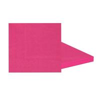 Lot De 20 Serviettes En Papier Jetables Carrées Double Épaisseur Pour Boissons, Déjeuners, Boissons, Fête Barbie, Mariage, Noël, Fête À Thème Arc-En-Ciel, Fuchsia-32CM