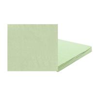 Lot De 20 Serviettes En Papier Jetables Carrées Double Épaisseur Pour Boissons, Déjeuners, Boissons, Fête Barbie, Mariage, Noël, Fête À Thème Arc-En-Ciel, Vert Sauge-32CM