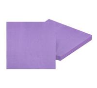 Lot De 20 Serviettes En Papier Jetables Carrées Double Épaisseur Pour Boissons, Déjeuners, Boissons, Fête Barbie, Mariage, Noël, Fête À Thème Arc-En-Ciel, Lavande-32CM