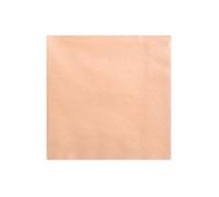 Lot de 20 serviettes en papier saumon 33 x 33 cm