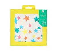 Talking Tables- Lot de 20 Serviettes Paper Star | Vaisselle jetable, Recyclable à la Maison | Fête d'anniversaire Arc-en-Ciel, découpage, Pique-Nique, 33 x 33 cm