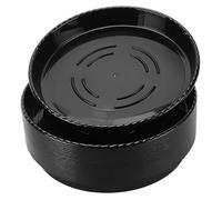 Lot de 20 Soucoupes Rondes pour Pots De Fleurs 31 cm - Plastique Noir | SYUTBOU, Dessous Décoratif, Base 27 cm, H 3,8 cm, 85 g, Recueille l'Excès d'Eau, Protège Sols Et Meubles, Maison, Balcon