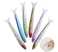 Lot de 20 stylos à bille pailletés en forme de poisson - Ensemble d'écriture amusant sur le thème de l'océan - Idéal pour les salles de classe, les bureaux, les cadeaux, les événements et les