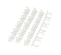Lot de 20 supports adhésifs pour pots à épices de cuisine - Support de rangement pour bouteilles d'assaisonnement - Organisateur mural - Porte d'armoire - Crochets à clip