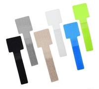 Lot de 20 supports de câbles avec dos adhésif fiable pour sécuriser et gérer les câbles et fils fins (noir, 20 pièces)