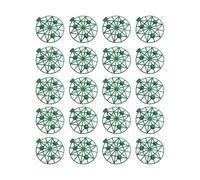 Lot de 20 supports de pastèque en plastique pour cantaloup, citrouille et melons - 22 x 20 x 20 cm - Liens verts pour plantes et aides à la culture verticale pour jardin