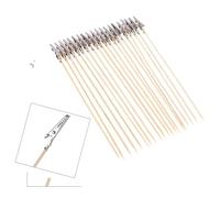 Lot de 20 supports de peinture en bois et métal avec pince crocodile et support pour travaux manuels, décoration, modélisme