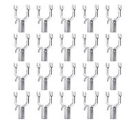 Lot de 20 supports de plantes résistants aux intempéries, structure en forme de Y, épaisseur de branche de 1,3 cm à 4,6 cm, compatibilité avec connecteurs de poteau en T en alliage de zinc